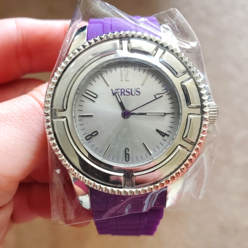 NWOT Purple Versus Verace Silicon Watch
